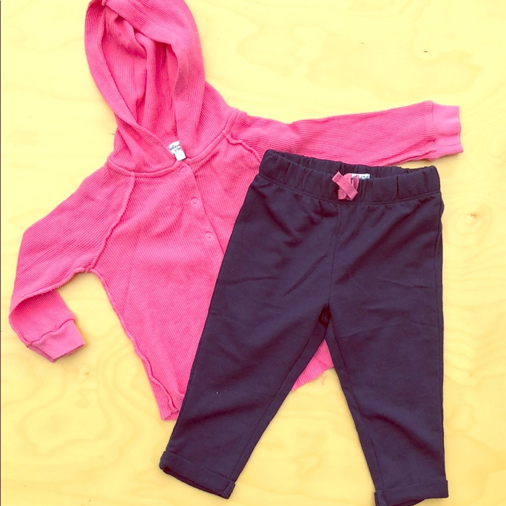 Splendid baby thermal light weight pants hoody